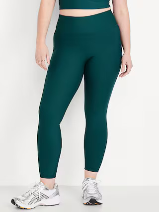 High-Waisted PowerSoft 7/8 Pocket Leggings | Old Navy (US)