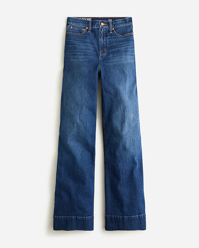 Petite denim trouser in Wesly wash | J. Crew US