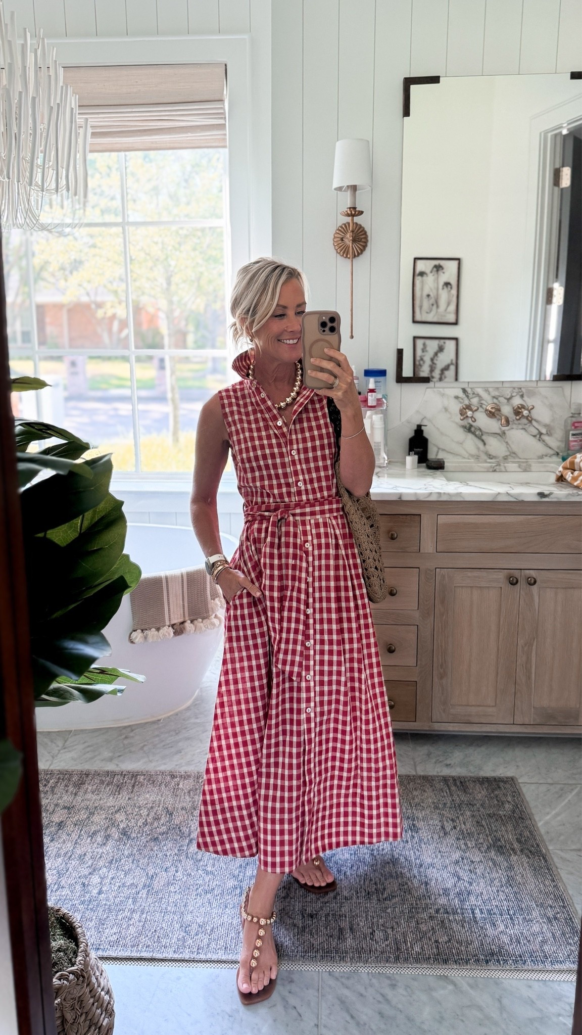 The cutest wear now & later shirt dress (not to mention, perfect shade of crimson! 😉 Code CASSIE15 saves you 15% off your order! (One time use code!)

Dress: small

#LTKOver40