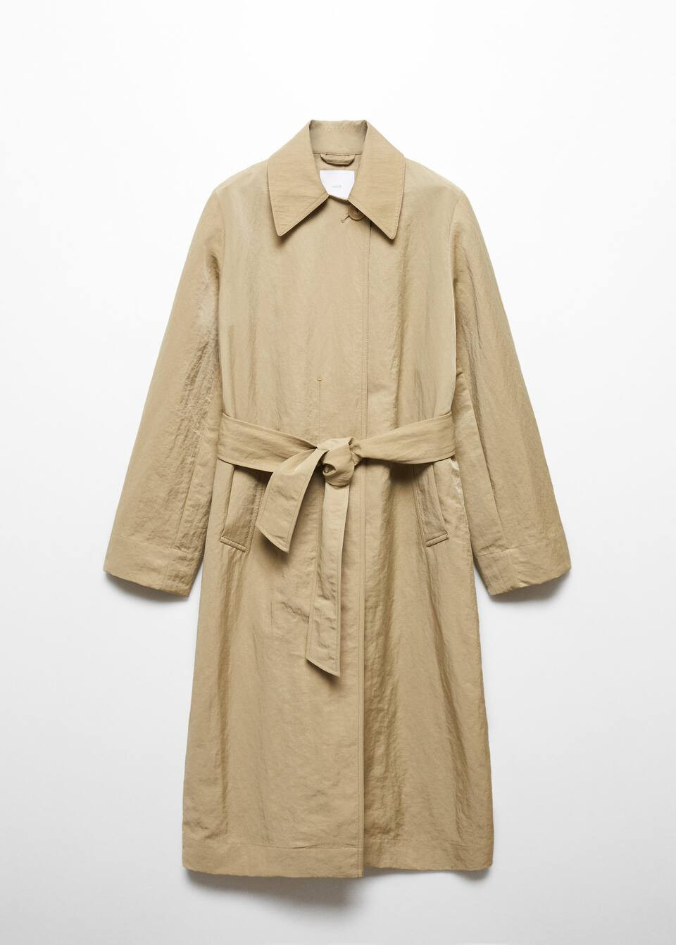 Trench fluide nœud -  Femme | Mango France | MANGO (FR)
