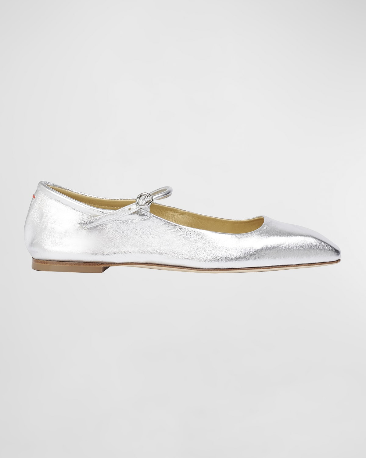 Uma Metallic Mary Jane Ballerina Flats | Neiman Marcus