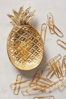 Ananas Trinket Dish & Clips | Anthropologie (US)