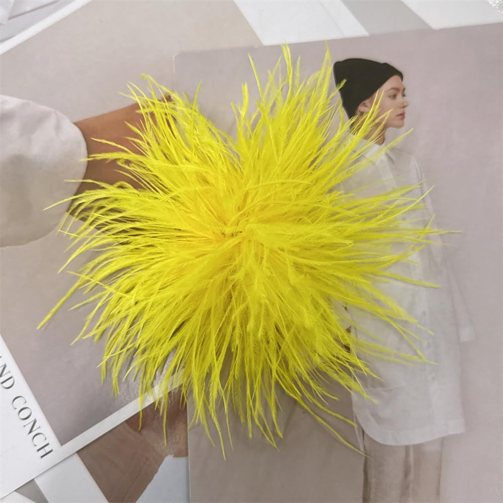 Amazon.com: Dainty Feather Flower Large Brooch Pin for Women Men Elegant Oversized Floral Lapel P... | Amazon (US)