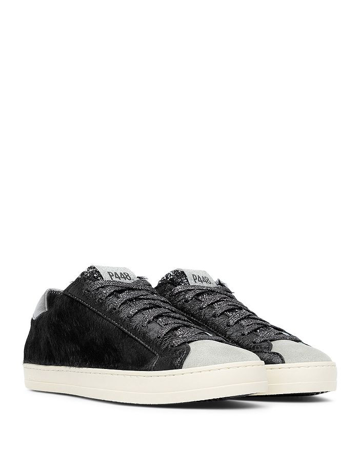 Women's John Calf Hair Lace Up Sneakers | Bloomingdale's (US)