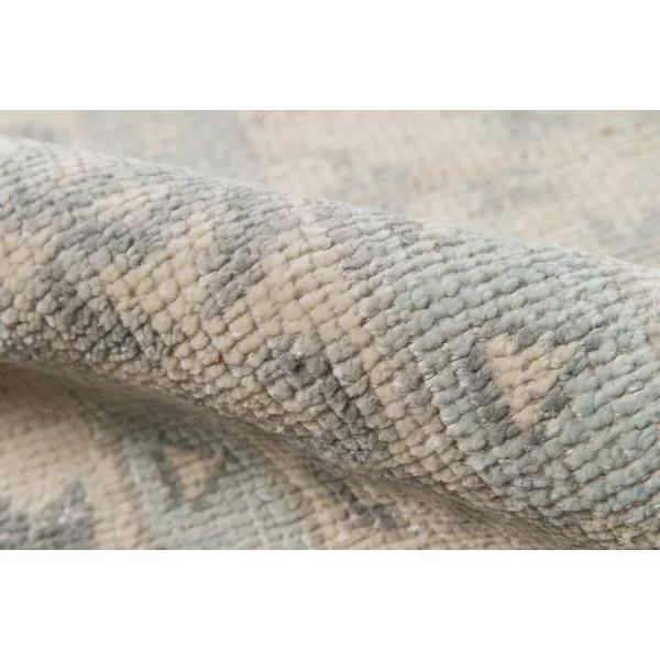 Concord Sudbury Hand-Knotted Wool Ivory/Blue Area Rug | Wayfair North America
