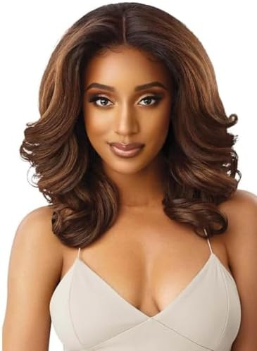Outre LACEFRONT PERFECT HAIR LINE Glamorous Wavy Fully Hand-Tied 13”x 6” Frontal HD Baby Hair... | Amazon (US)