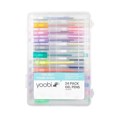 24ct Rollerball Gel Pens Medium Point Multicolored  - Yoobi™ | Target