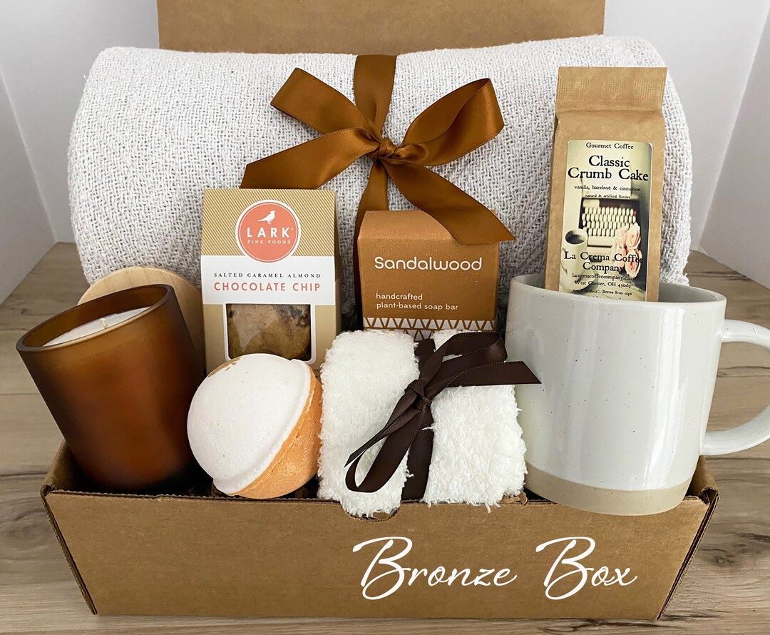 Christmas Spa Box for Women Hygge Blanket Gift Box for Her - Etsy | Etsy (US)