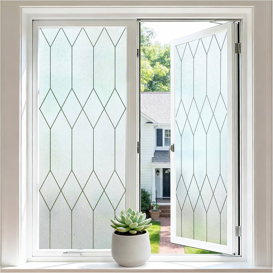 rabbitgoo Moroccan Pattern Decorative Static Cling Window Film – No Glue Removable Privacy Film... | Amazon (US)