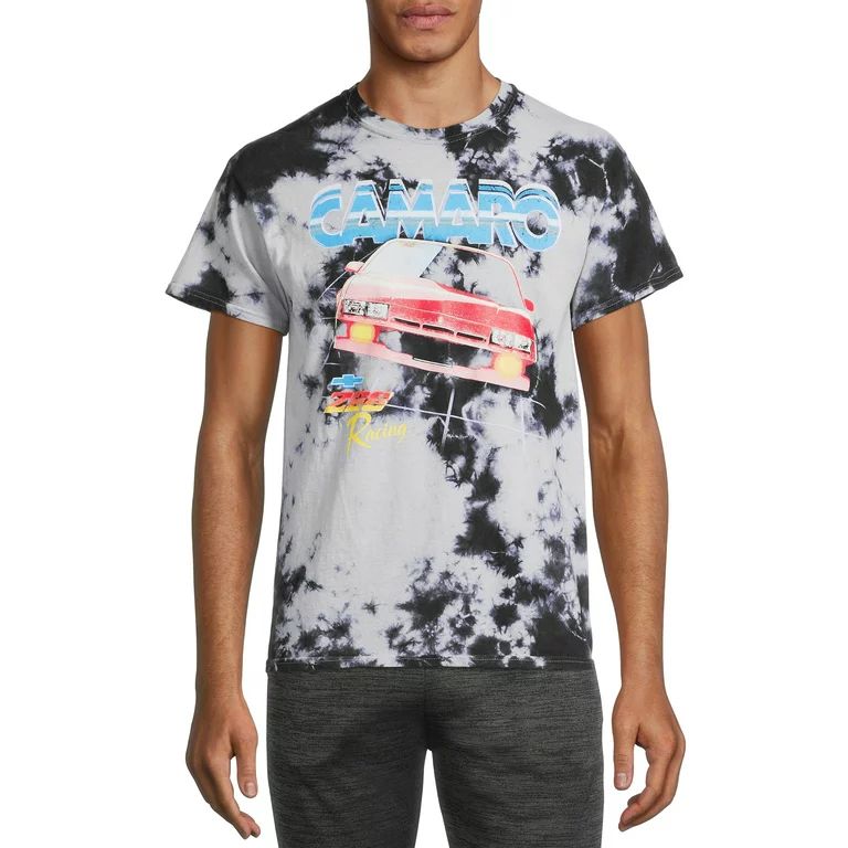 Chevrolet Men's & Big Men's Tie Dye Camaro Graphic Print T-Shirt | Walmart (US)