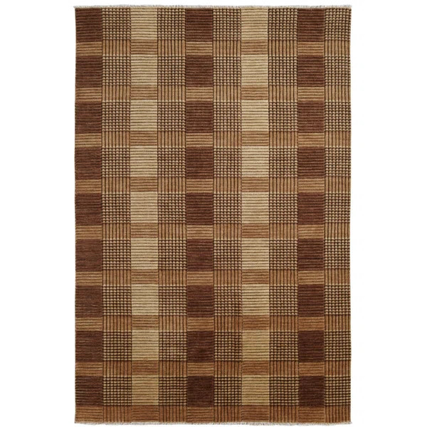 Massengale Wool Plaid Rug | Wayfair North America