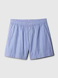 Organic Cotton Striped Poplin Shorts | Gap (US)