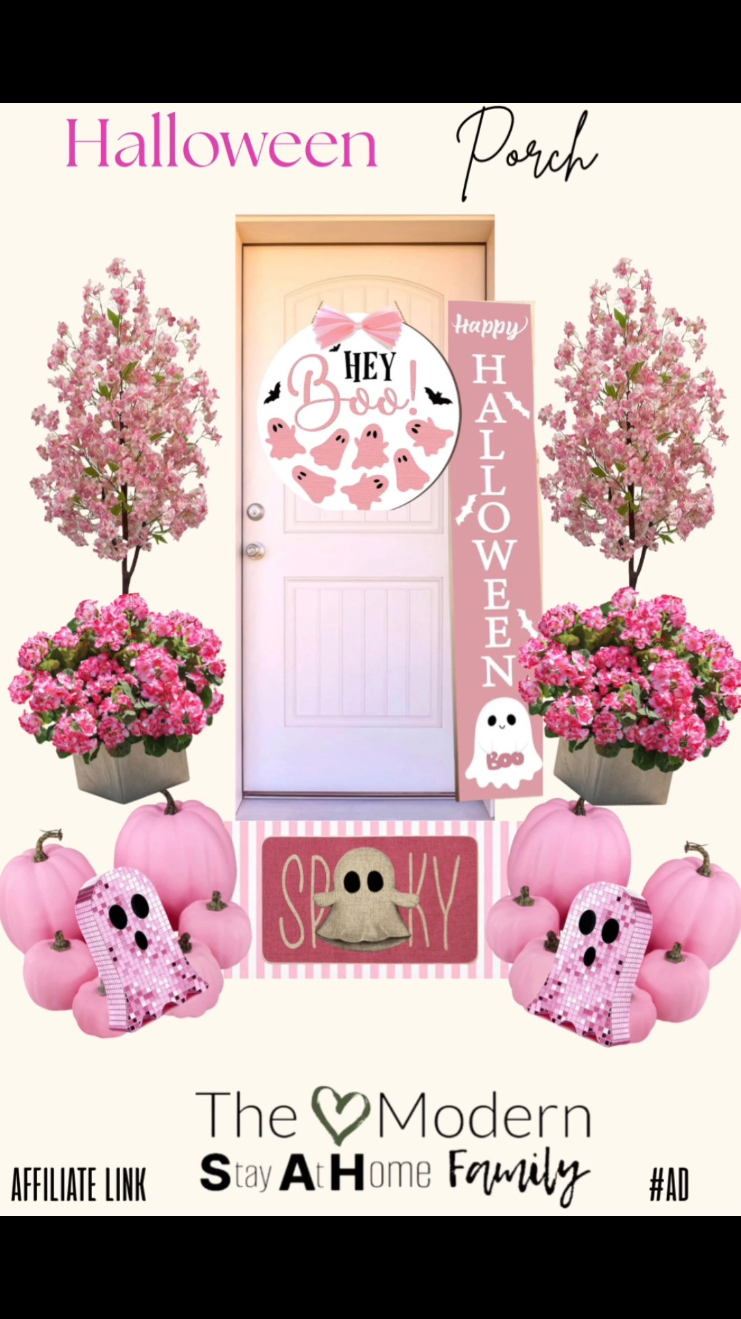 Pink Halloween Porch Decor 🎃💗

Who says Halloween has to be orange and black? This pink Halloween porch is proof that spooky can also be sweet, playful, and a little bit magical! 💕 From pastel pink pumpkins and cute ghost accents to feminine Halloween touches, this front porch combines fall charm with a fun twist on traditional Halloween decorating.

If you love pink Halloween decor, girly Halloween decorations, pastel Halloween ideas, or cute spooky home decor, this setup is full of inspiration for creating a Halloween porch that feels festive without feeling too scary. Add a pink Halloween porch sign, cozy fall textures, pumpkins, wreaths, and whimsical details to create a unique October entrance everyone will remember.

Shop my favorite Halloween porch decor, pink Halloween decorations, fall front porch ideas, and seasonal home decor finds for an easy way to refresh your space this year! 🎃✨

Keywords: pink Halloween porch, pink Halloween decor, pink Halloween decorations, pastel Halloween decor, girly Halloween decorations, cute Halloween porch ideas, Halloween front porch decor, Halloween porch decorations, spooky cute decor, feminine Halloween decor, pink pumpkin decor, Halloween wreath ideas, Halloween porch sign, fall porch decor, October home decor, seasonal home decorating ideas, Halloween home decor, unique Halloween decorations, pastel fall decor, cute spooky decor, Halloween decorating inspiration, front porch ideas, fall front porch inspiration, Halloween outdoor decor, pink and black Halloween decor, trendy Halloween decor, aesthetic Halloween decor, modern Halloween decorations, whimsical Halloween decor, cozy fall porch, Halloween entryway decor, holiday home decor, LTK Halloween finds, Amazon Halloween decor, budget friendly Halloween decor, DIY Halloween porch ideas, Halloween decor ideas for women, cute fall decorations, pink fall decor, feminine fall porch ideas

#LTKHome #LTKSeasonal #LTKSaleAlert