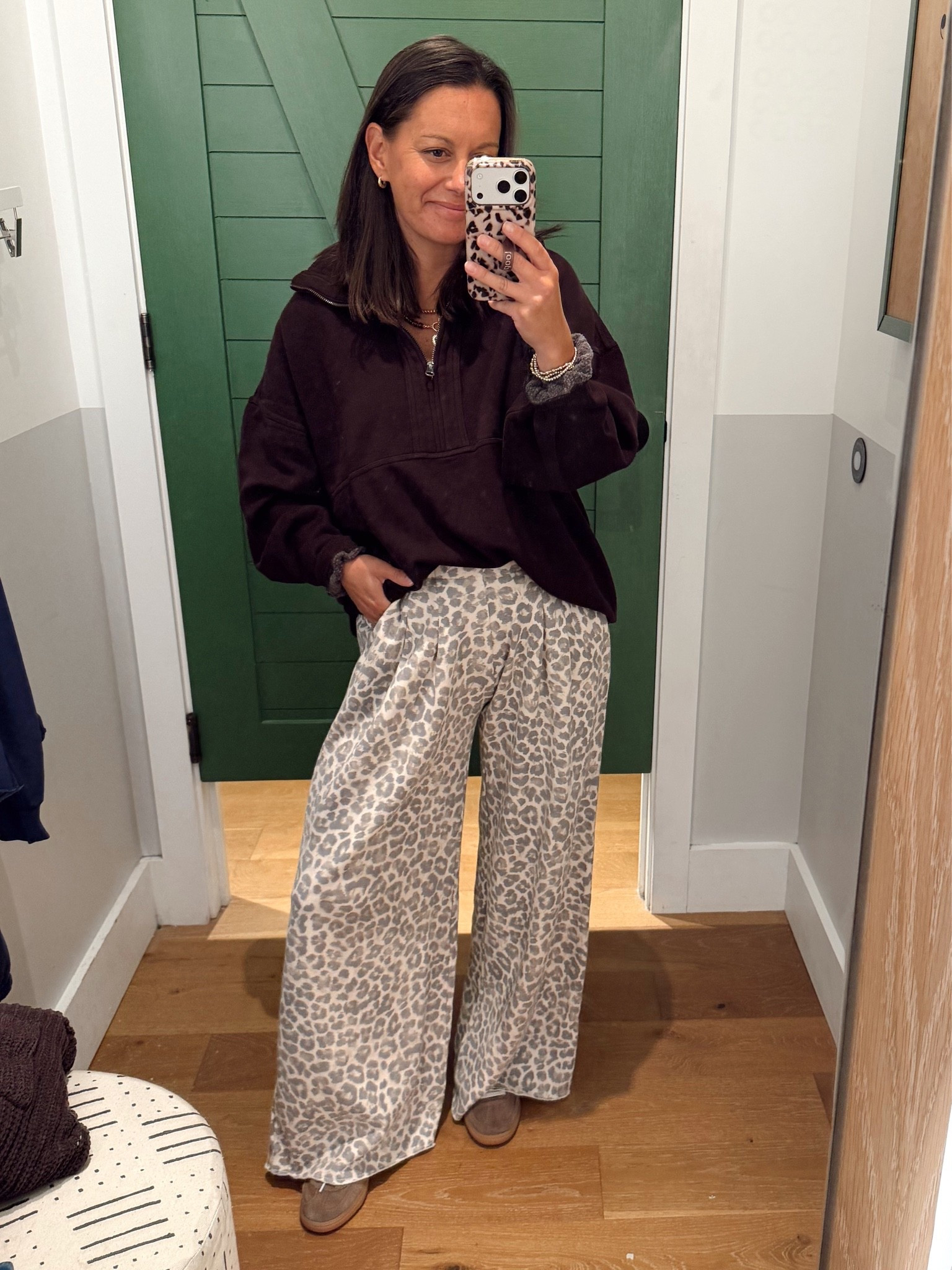 The comfiest pants and sweatshirt! Both run big! 

Sweatshirt: s (need an xs)
Pants: xs

#LTKootd #LTKmomlife #LTKOver40