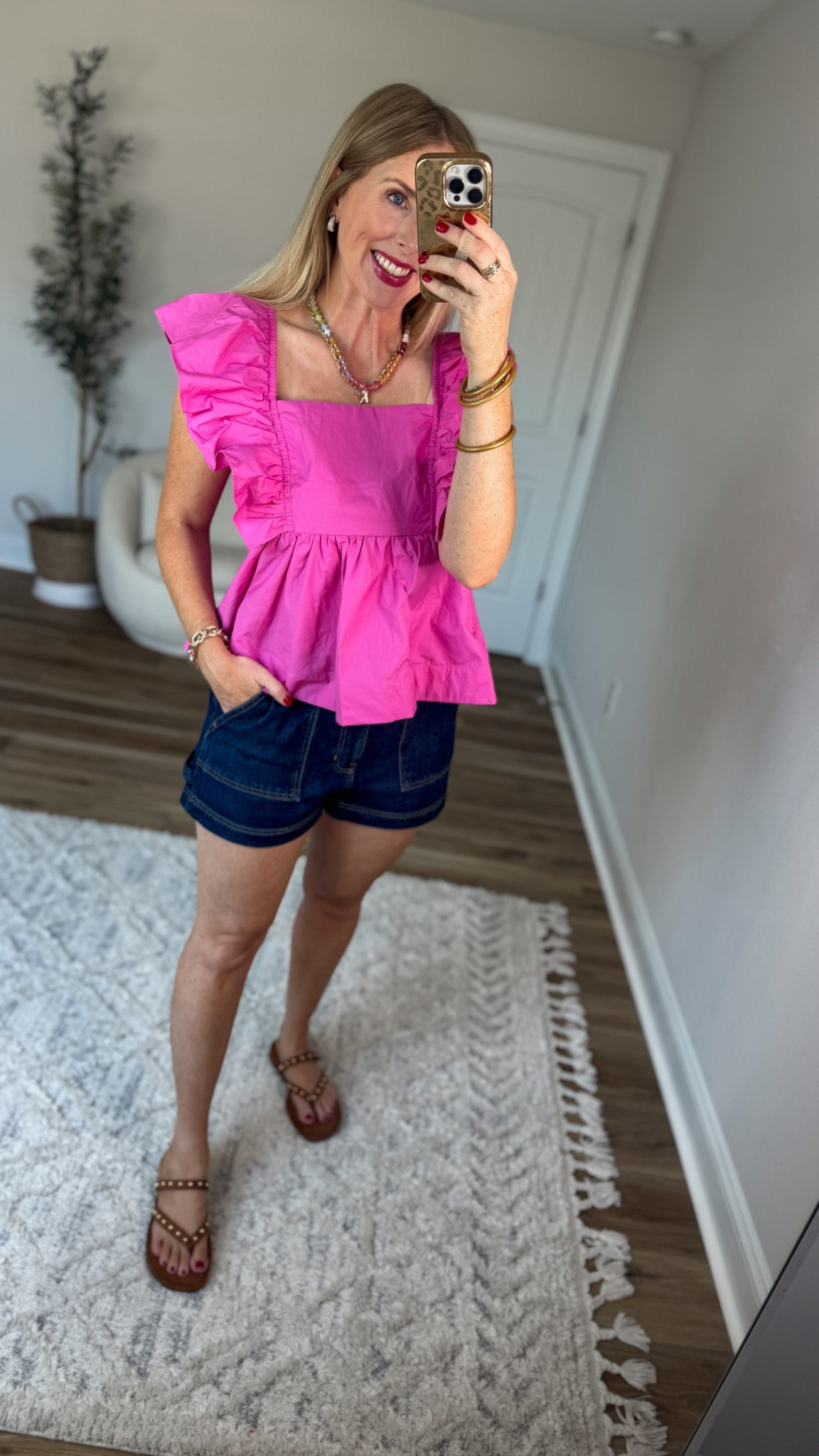 Daily try on, Walmart style, Walmart try on, free assembly, flutter sleeve top

#LTKootd #LTKmomlife