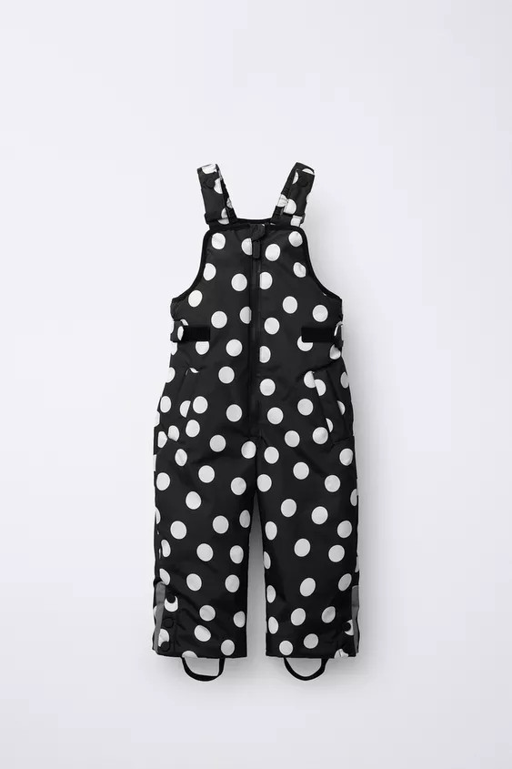 WATER-RESISTANT AND WINDPROOF POLKA DOT OVERALLS | Zara US