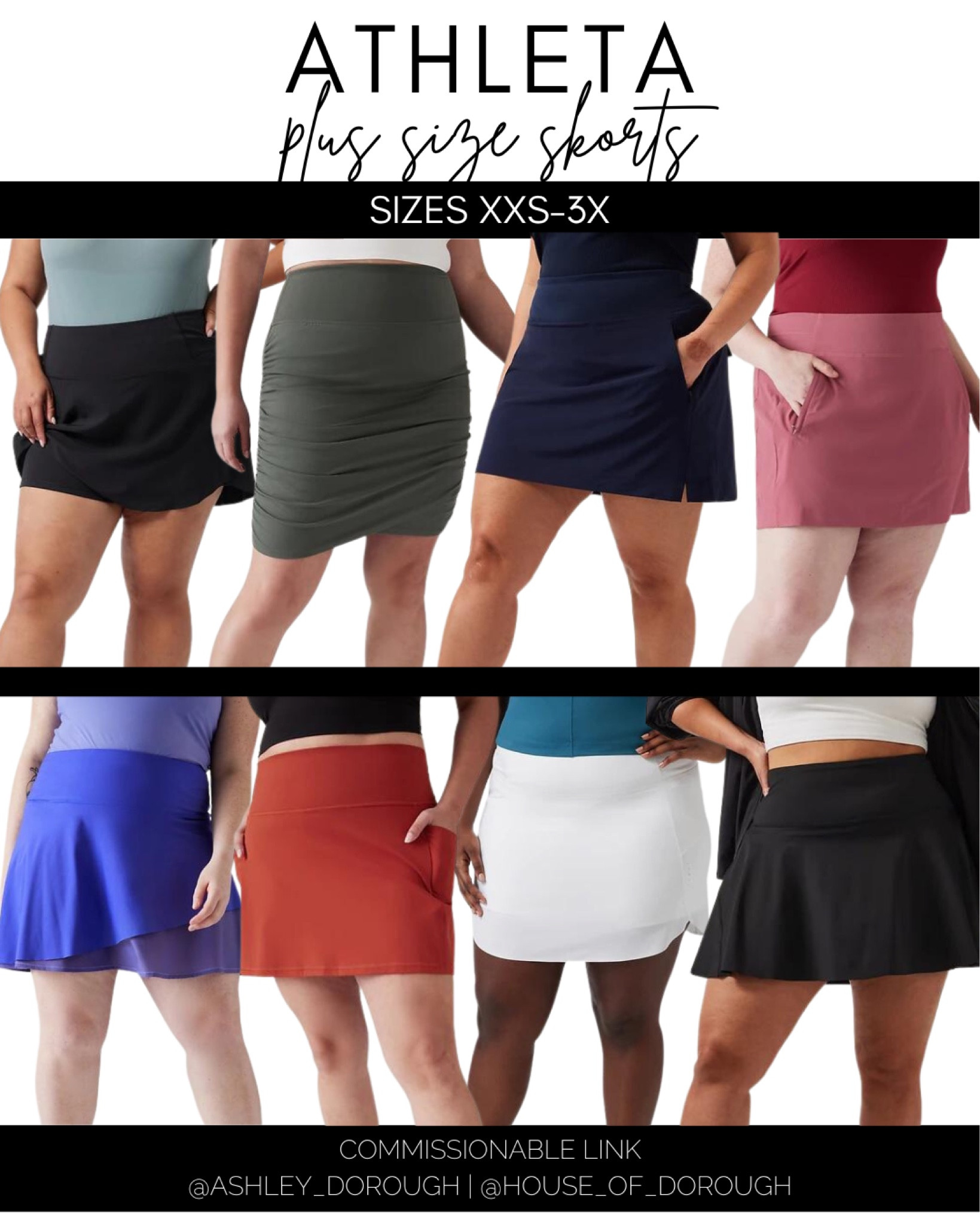 Plus size athletic skort roundup from Athleta! Lots of these skirts are on sale! Available in sizes XXS-3X!

#LTKSeasonal #LTKFind #LTKcurves