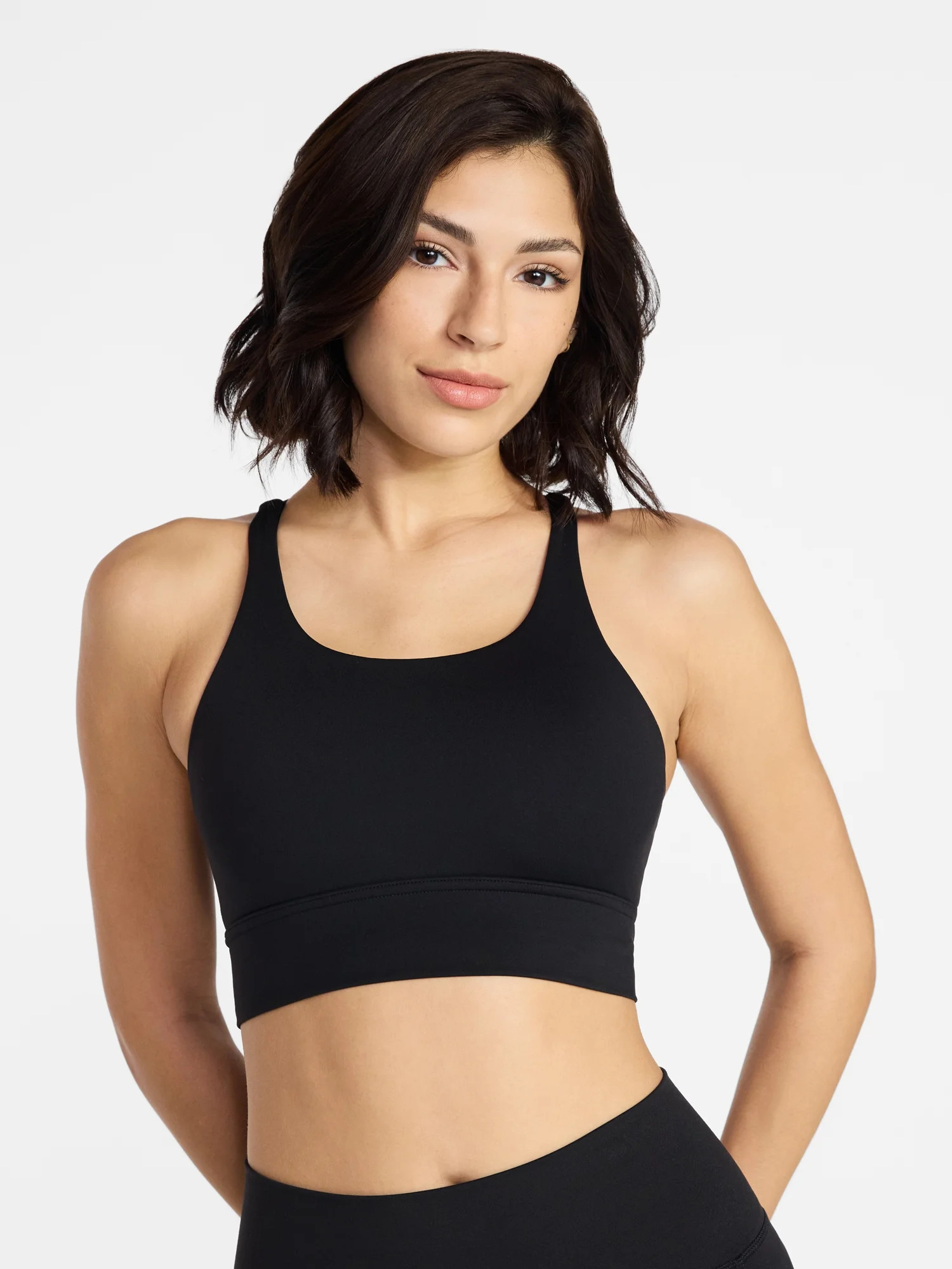 Avia Women’s Strappy Longline Bra, Sizes XS-XXXL | Walmart (US)