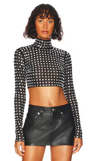Zenni Top in Black & Silver | Revolve Clothing (Global)