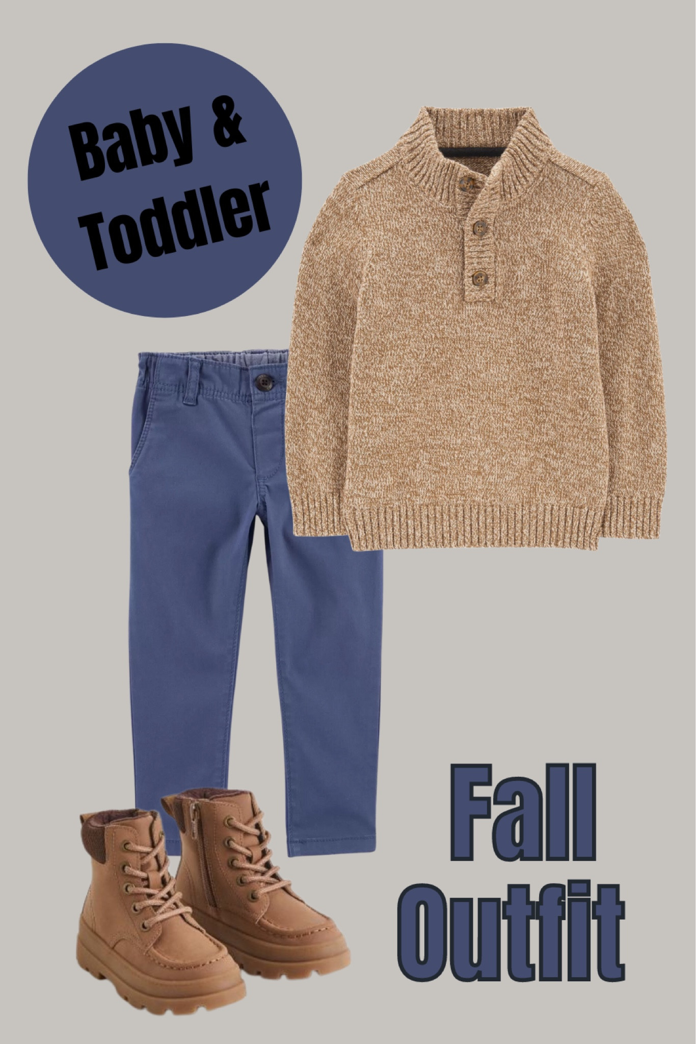 Toddler boy fall outfit, fall style, toddler pants, toddler sweatshirt, toddler boy boots, ootd 

#LTKkids #LTKstyletip #LTKfindsunder50