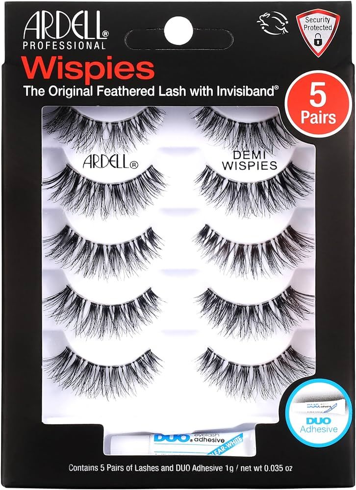 Ardell False Eyelashes Demi Wispies Black, 1 pack (6 pairs per pack) | Amazon (US)