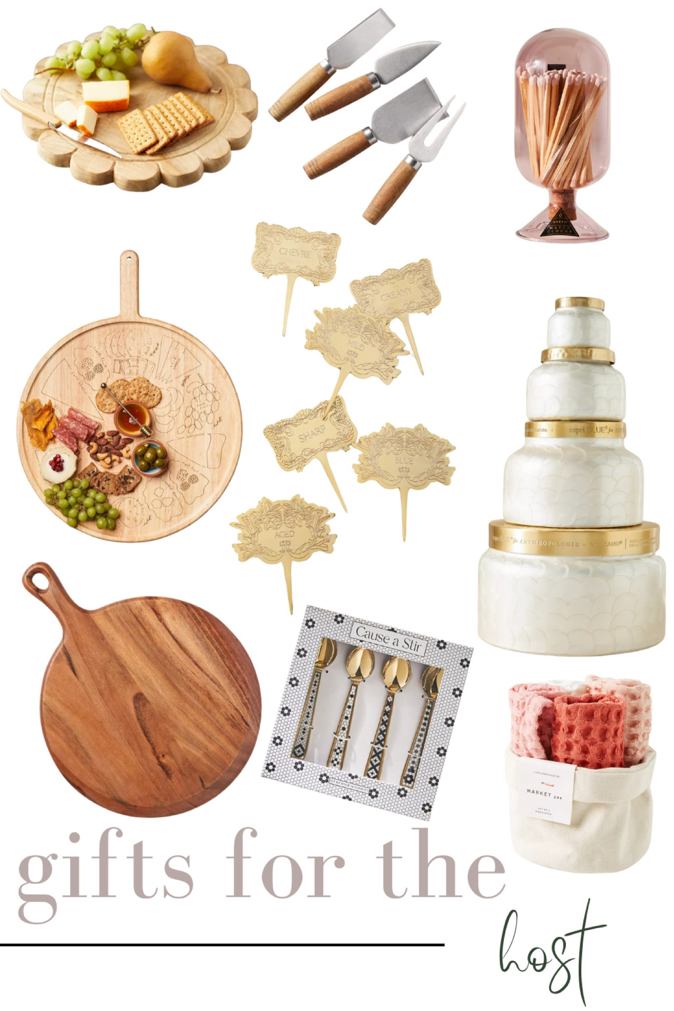 Gift card, gift ideas, gift guide, charcuterie board, wooden serving board, cheese knives, kitchen towels cheese markers, matches, Capri blue, candle, spoons, host, hostess

#LTKGiftGuide #LTKSeasonal #LTKHoliday