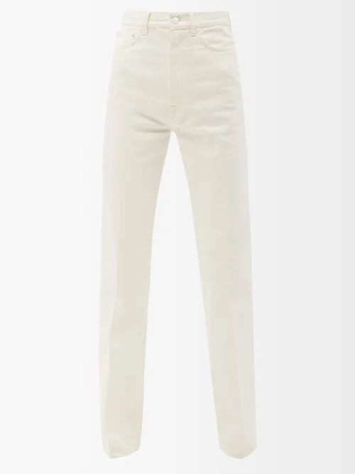 Made In Tomboy - Erica High-rise Straight-leg Jeans - Womens - Cream | Matches (US)