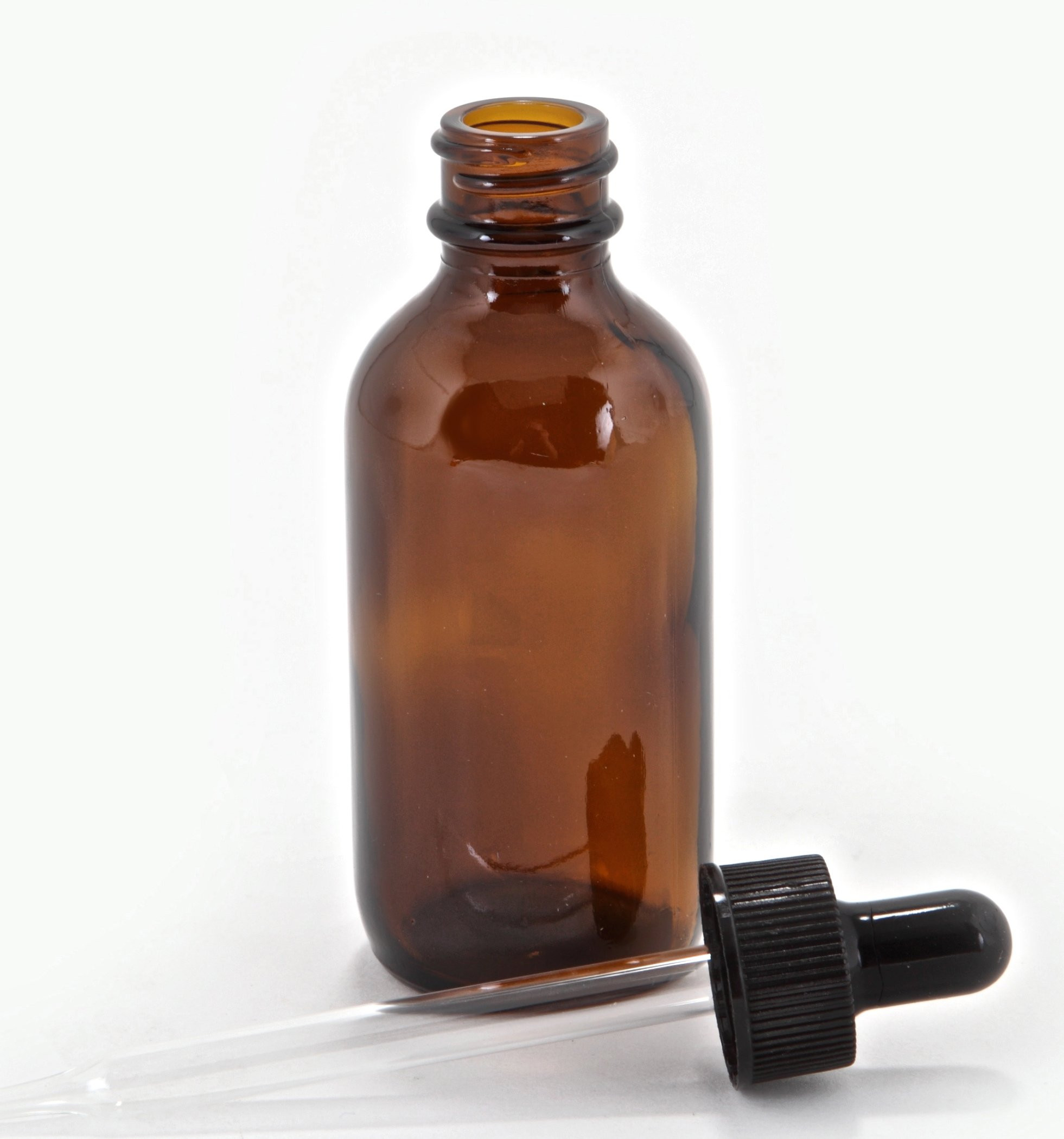 12, Amber, 2 oz Glass Bottles, with Glass Eye Droppers | Amazon (US)