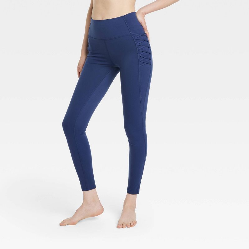 Women's Brushed Sculpt Corded High-Rise Leggings - All in Motion™ | Target