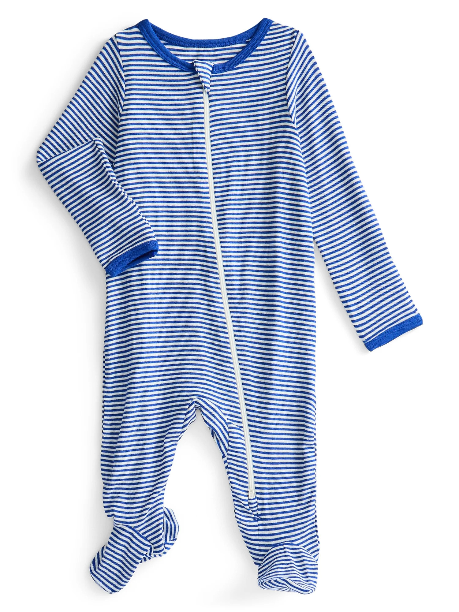 Wonder So Soft Modal by Wonder Nation Gender Neutral Two-Way Zipper Footed Sleep N Play Pajamas, ... | Walmart (US)