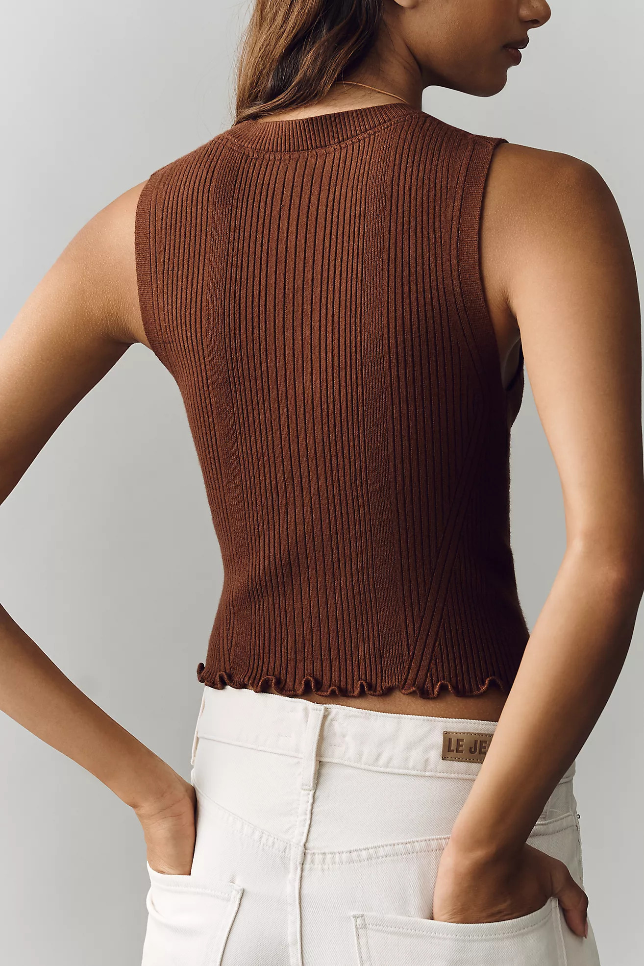 By Anthropologie Ribbed Knit Tank | Anthropologie (US)