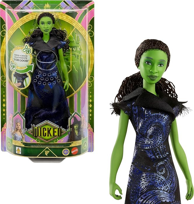 Mattel Universal Pictures’ Wicked: for Good Singing Elphaba Fashion Doll with Removable Outfit,... | Amazon (US)