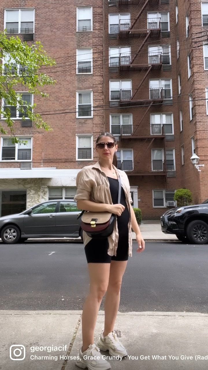 Maternity bodysuit, maternity style, bump style, chunky running shoes 

#LTKFind #LTKunder50 #LTKstyletip