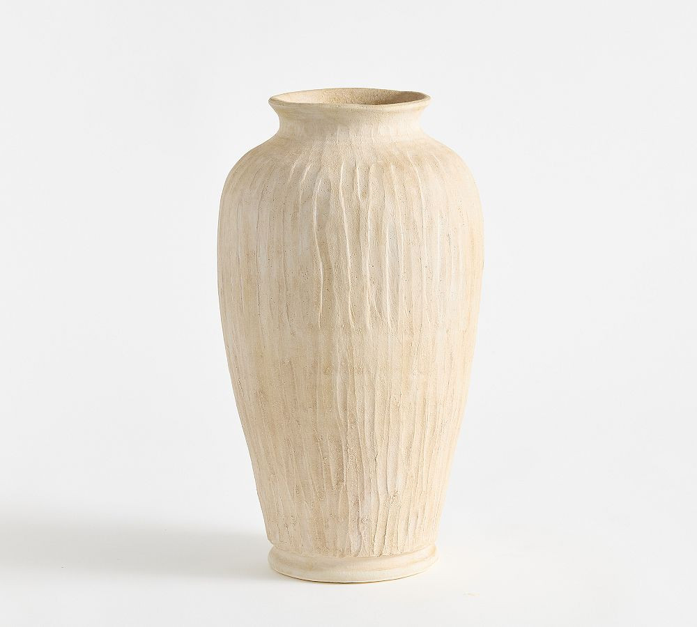 Textured White Vase | Pottery Barn (US)