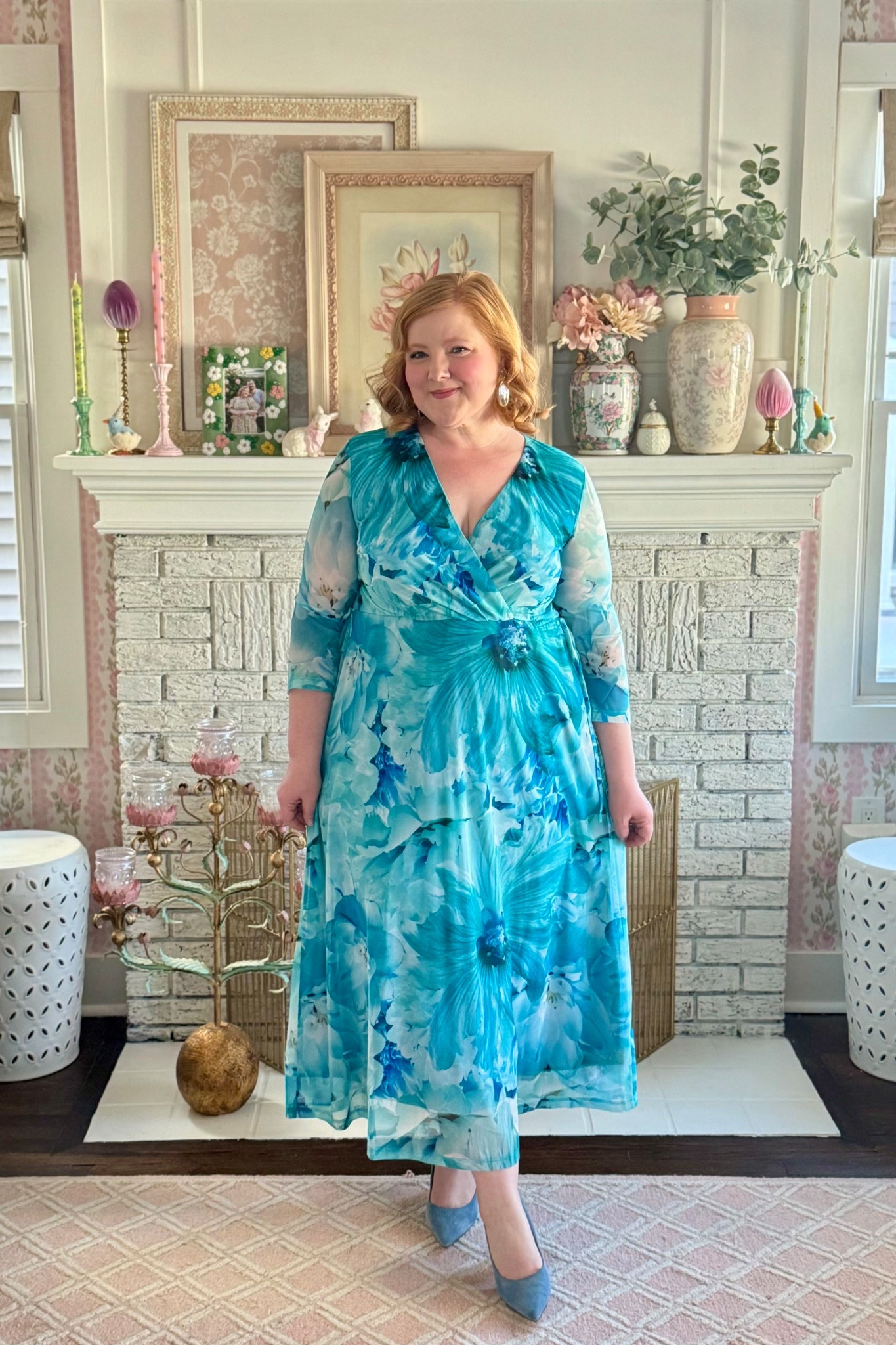 Ulla Popken Wedding Guest Dress size 12/14 (runs large and has stretch, so you may want to size down) 🩵💙 Use code WWWULLA for 35% OFF your purchase 

#LTKWedding #LTKPlusSize #LTKootd
