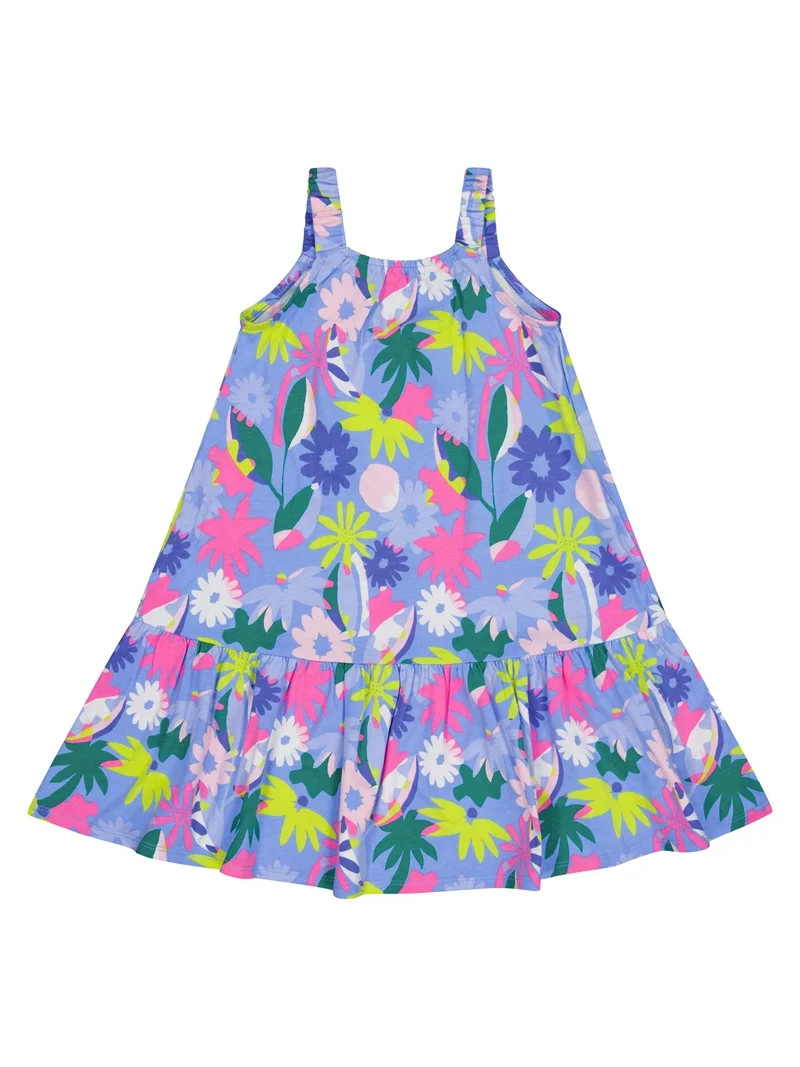 Wonder Nation Girls Swing Dress, Sizes 4-18 & Plus | Walmart (US)