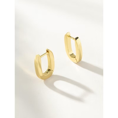Uncommon James Oval Huggie Earrings Gold | Target