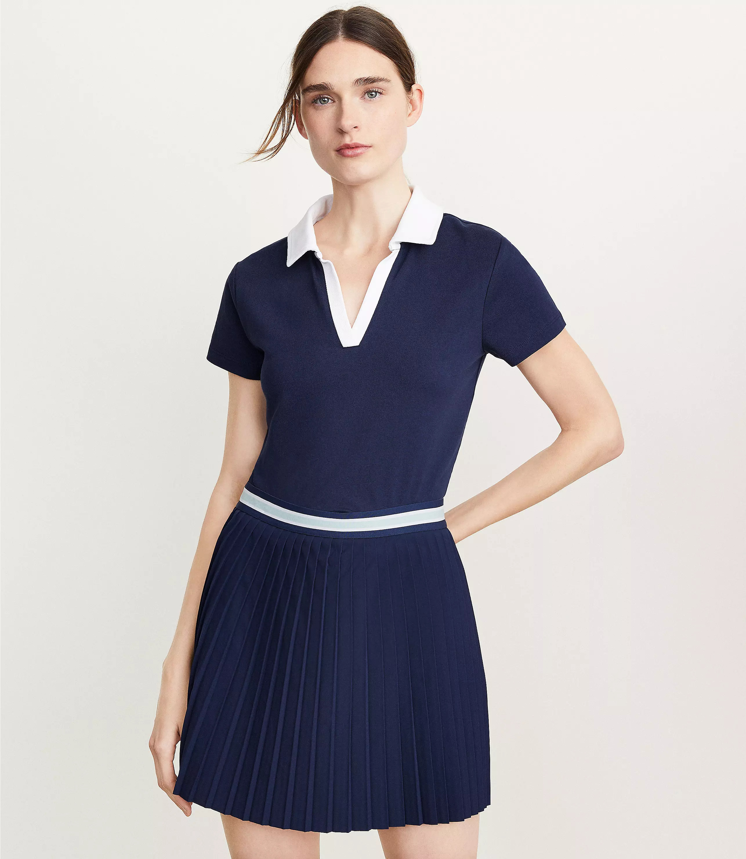 Lou & Grey Modern Jersey Polo Shirt | LOFT