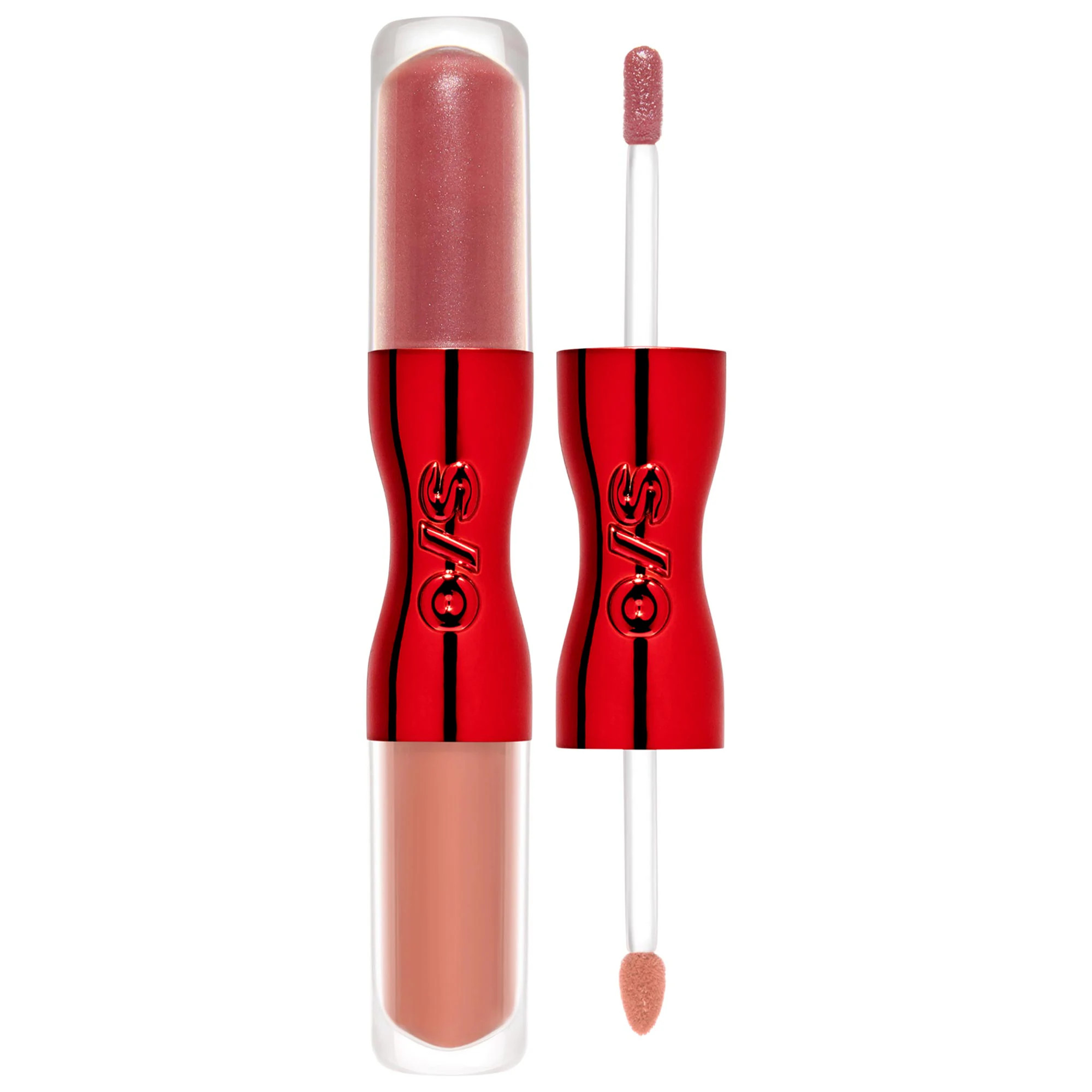 ONE/SIZE by Patrick Starrr Lip Snatcher Hydrating Liquid Lipstick and Lip Gloss Duo Be About It .24 oz / 7 mL | Sephora (US)