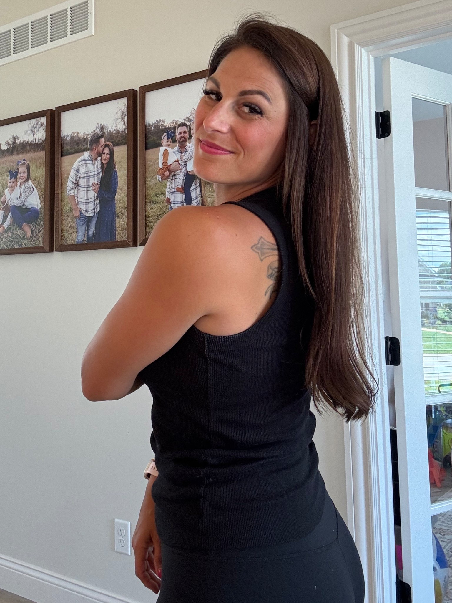Old school strap to make cross back without bulge 

#LTKMidsize #LTKStyleTip #LTKPetite