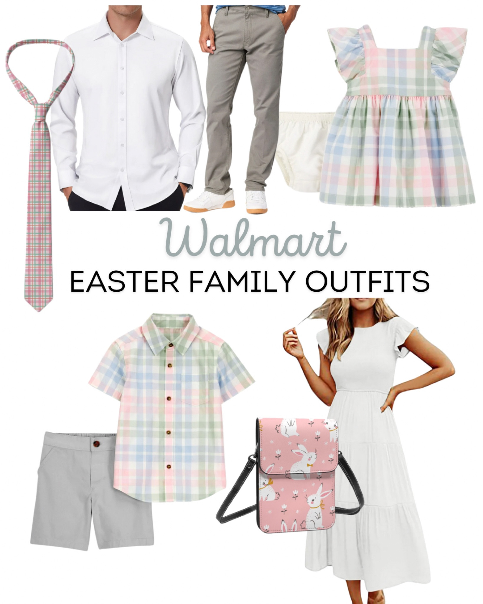 Matching family Easter outfits from Walmart 
#easteroutfit

#LTKFamily #LTKKids #LTKBaby