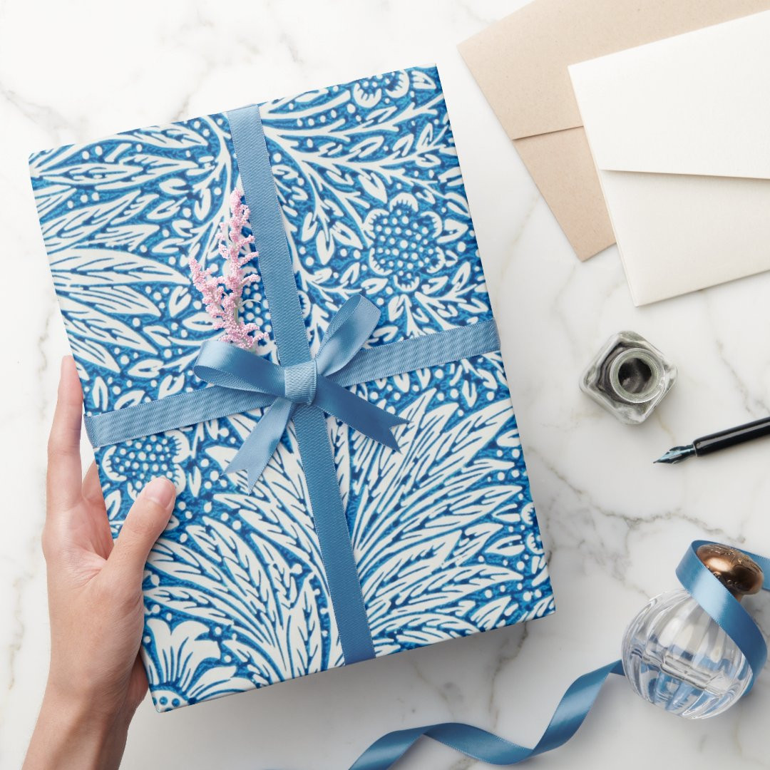 William Morris 19th Century  Wrapping Paper | Zazzle | Zazzle