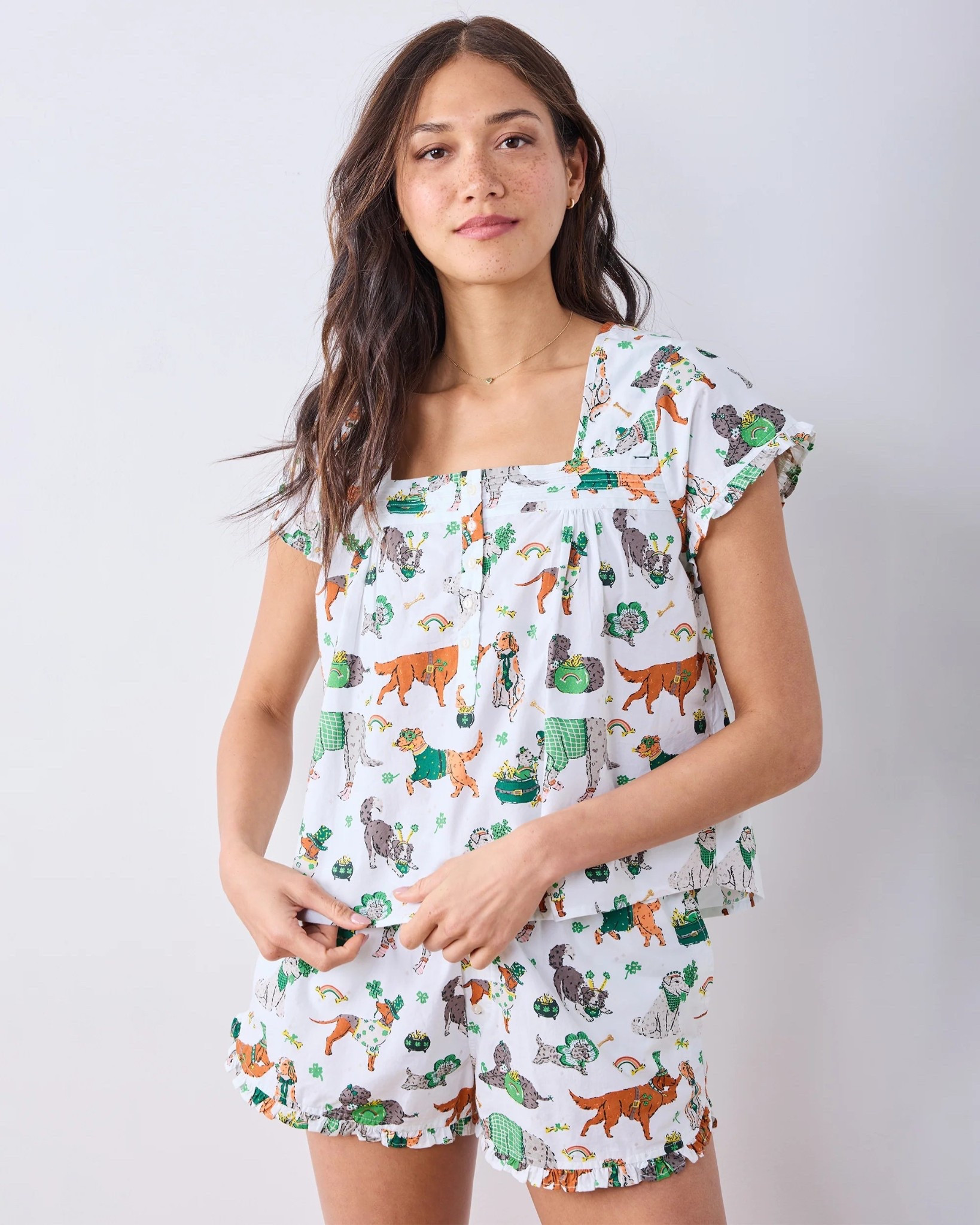 Print Fresh with the cutest & most festive puppy dog print for Saint Patrick’s Day!!! Seriously obsessed with this print!!🍀✨

Pajamas, matching pajamas, matching pajama set, pajama set, loungewear, cozy, St. Patrick’s Day, Print Fresh

#LTKselfcare #LTKmorningroutine #LTKgrwm