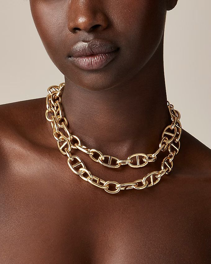 Signature gold-link necklace | J. Crew US