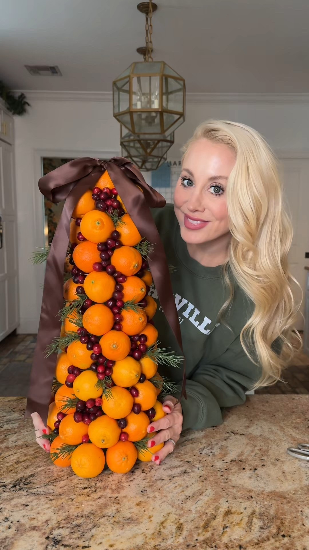 Mandarin orange topiary 🍊 
Holiday diy, holiday crafts, Christmas diy decor 

#LTKHoliday #LTKSeasonal #LTKHome