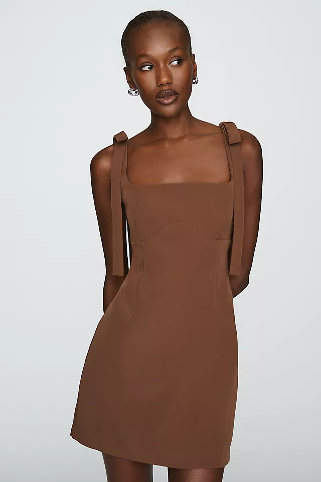 Bow-Strap Shift Dress | Anthropologie (US)