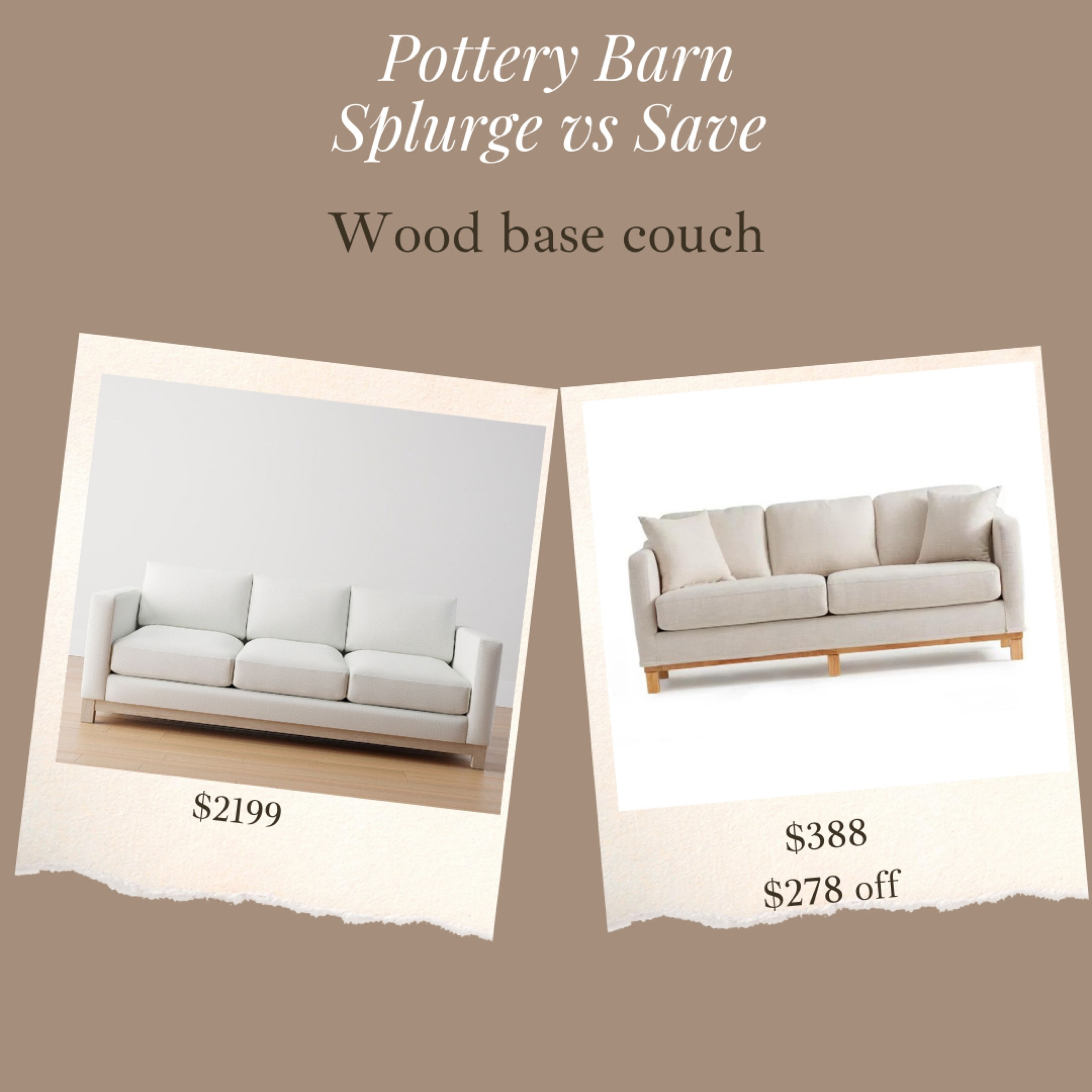 The best priced wood base / detailed sofa is on sale!!! Only $388 right now! 🙌🏻🙌🏻

#LTKSpringSale #LTKhome #LTKsalealert