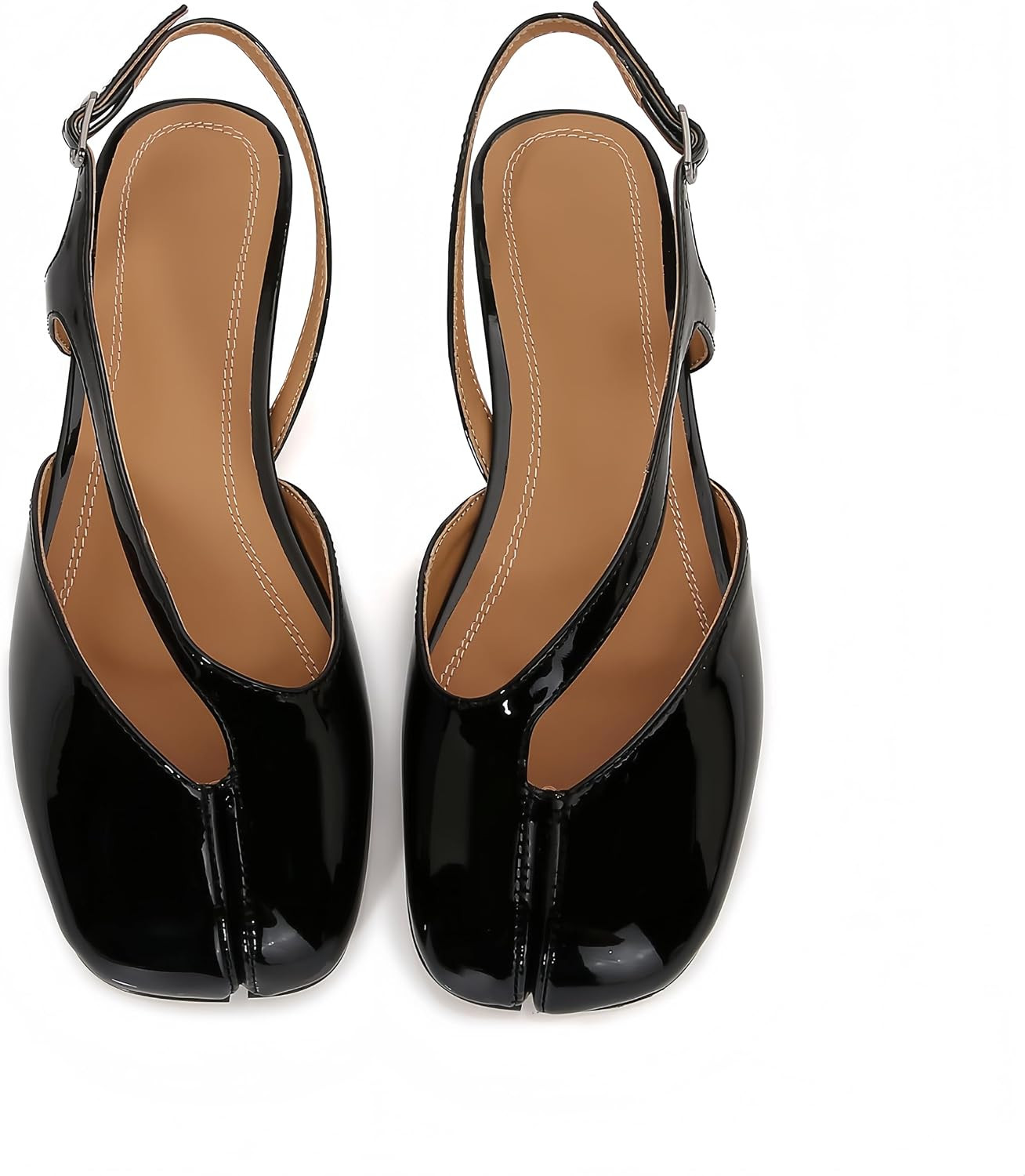 Women's Tabi Slingback Flats Split Toe Mary Jane Sandals Comfortable Square Toe Ballet Flats Shoes for Summer | Amazon (CA)