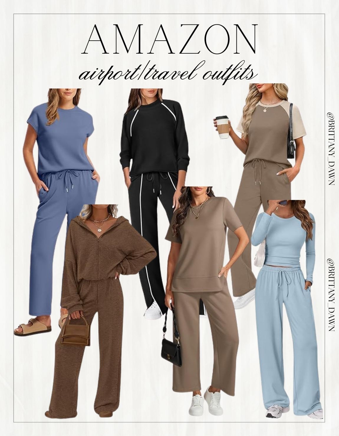 I am staying cozy and chic for my next trip with these Amazon travel sets! ✈️
Whether I am on a long flight or running errands, these matching sets provide the ultimate comfort and effortless look.

I love the variety of neutral tones and breathable fabrics available. From wide-leg styles to sporty joggers, these are my top picks for a stress-free and stylish travel day! ☁️

#AmazonFashion #TravelOutfit #AirportStyle #MatchingSet #CozyVibes #AmazonFinds #TravelEssentials #ComfyOOTD

#LTKTravel #LTKootd