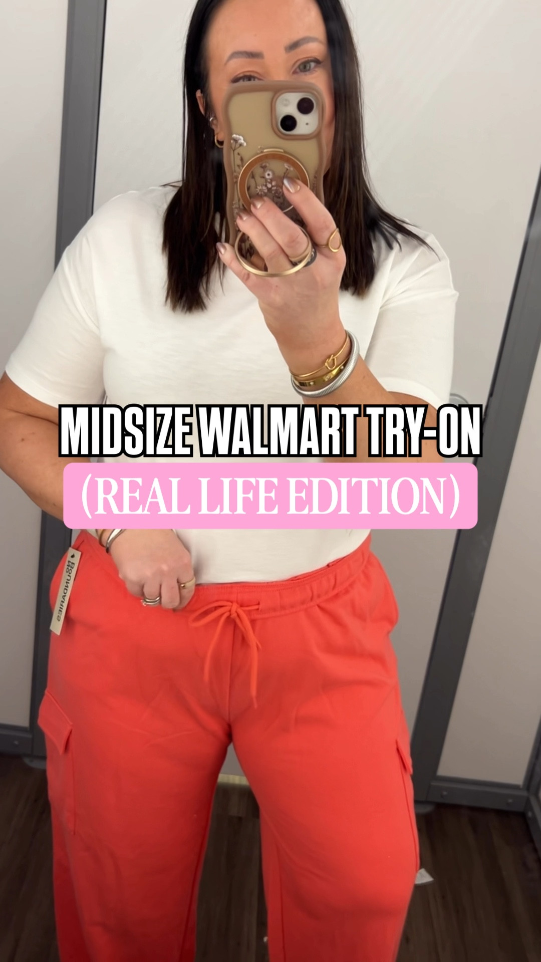 Real life Walmart try-on! 
XL wide leg pants. XL boxy tee. Large skirts. Large textured tie front top. XL drapey wide leg jeans. Need an xxl. These run small. XL sleep tee. Large sleep pants. 
Large Aerie tee. XL ribbed tank  

#LTKmomlife #LTKOver40 #LTKMidsize